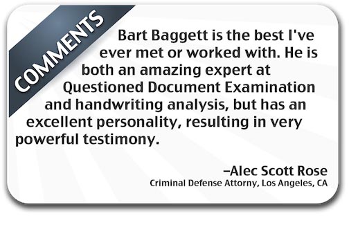 bart baggett credentials testimonial